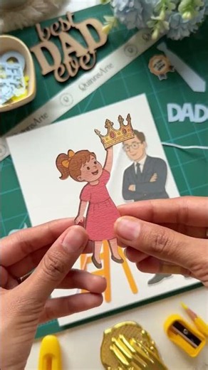 DIY father's day wishes card ideas 💡 #diy #wishes #fathersday #art #newideas #shortsfeed #original