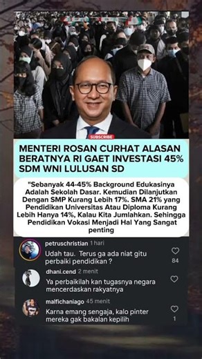 Tugasnya Negara Kan Mencerdaskan Rakyatnya