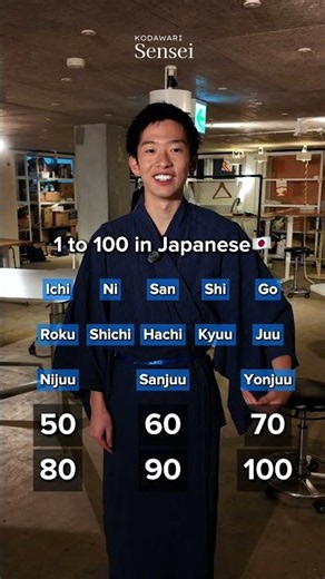 Japanese Numbers 1 to 100 Made Easy | Learn Japanese Counting for Beginners with Romaji