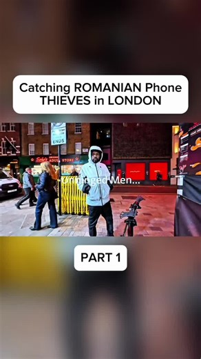 Catching ROMANIAN Phone THIEVES in LONDON😳 #audit #thieves #london