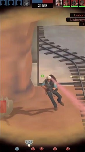 double donk surf mid air headshot #tf2 #teamfortress2