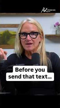 Before You Send That Text...| Mel Robbins #shorts
