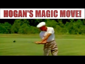 BEN HOGAN SECRET FOR DRIVING THE BALL STRAIGHT!