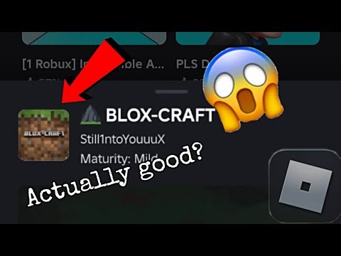 I found weird Minecraft clones on Roblox🥀 (Cursed)