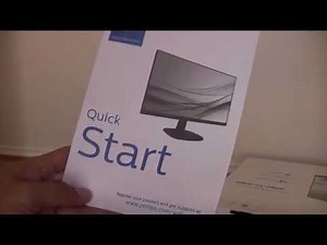 Philips Monitor Unboxing 24" LCD 243V7QDSB/79