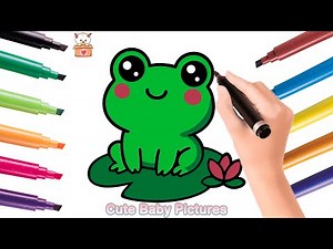 How to Draw a Cute Frog – Fun and Easy Drawing for Kids!