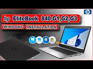 hp EliteBook 840 G1 | How To Install Windows 10/11 on HP EliteBook 840 G1 From USB Pendrive | 2022