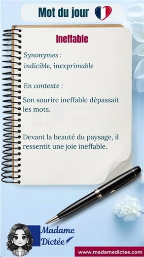 Enrichis ton vocabulaire #apprends #advancedfrench #vocabulaire #éloquence