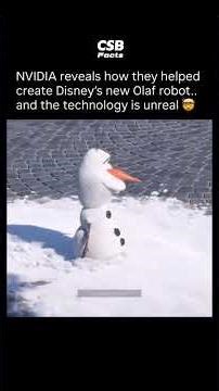 How NVIDIA Brought Olaf to Life 🤯❄️ | Disney Animatronics Tech