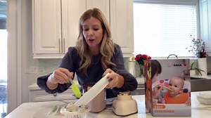 10oz Baby Food Maker,10 in 1 Baby Food Processor Puree Machine, Steamer, Blender, Cooker, Masher, Puree, Keep Warm and Timer,Dishwasher Safe, Touch Screen Control