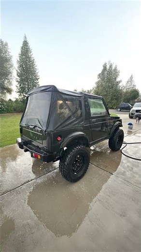 1986 Suzuki Samurai JA Driveway Pull in #suzukisamurai