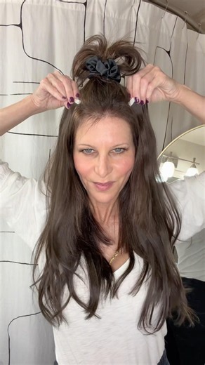 DIY Tape in Hair Extensions with me. #tapeinextensions #tapeins #diyhair #hairextensions #hairtok