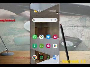 Samsung Galaxy S23 Ultra : How to show or hide Samsung keyboard toolbar