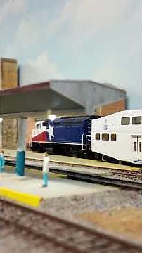 Trinity Railway Express (TRE) around our California Layout!