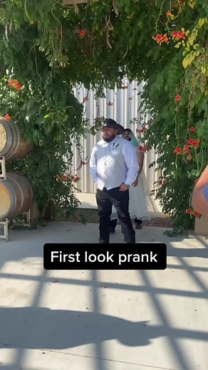 Hilarious Bride Pranks Groom with First Look Prank | Wedding TikTok