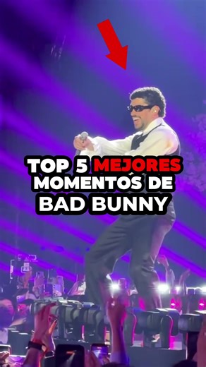 Top 5 mejores momentos de Bad Bunny #BadBunny #MusicaUrbana #AdictoAlasBatallas