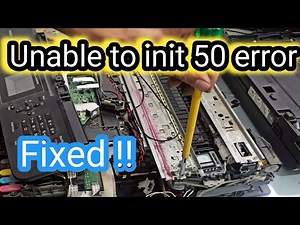 Unable to init 50 | Unable to print 50 | unable to print 5A in brother printer MfcJ430w, MFC5910dw