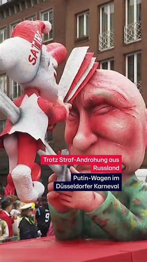 In Düsseldorf haben die Narren heute ihre Antwort auf die russische Anklage gegen den Karnevalisten Jacques Tilly gegeben. ➡️ Mehr News gibt’s täglich bei RTL Aktuell – um 18:45 Uhr bei RTL oder jederzeit streamen auf RTL #Karneval #JacquesTilly #Düsseldorf Redaktion; | RTL Aktuell
