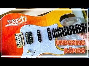 Guitarra JET JS600 TRS - Unboxing Rápido