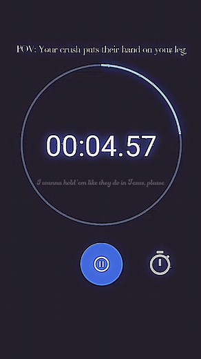 Romantic Timer POV - Your Crush's Touch