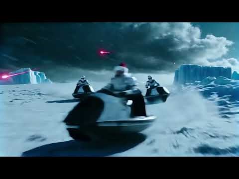 santa claus chased by storm troopers on Hoth