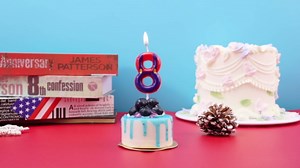 Blue Red 12th Birthday Number Candles, Number 12 Candle Cake Topper Decorations for Cartoon Game Themed Parties, Birthday Cake Candles for Boys Girls Kids Party Supplies