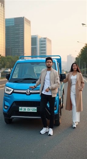 Gurugram Mein Launch Hua “Chhota Hathi” EV 😱 Mini Size, Big Shock! #EV #Gurugram #FutureCar