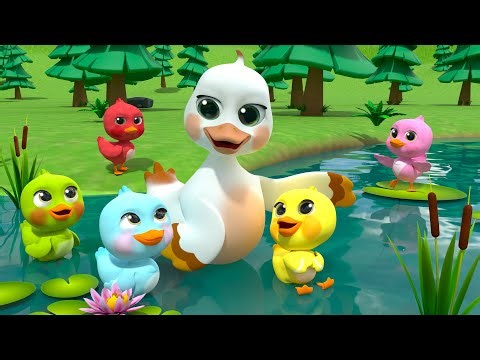 Five Little Ducks | Counting Song for Babies | Lalafun Nursery Rhymes & Kids Songs