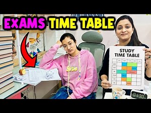 EXAMS TIME TABLE 😱⏰ | Mummy Ka STRICT Study Plan… Jinni Shocked! 🤯