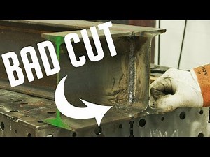 Welding our Incorrectly Cut I-Beam