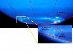 Scientists Spot the Ghostly Aurora Footprint of Jupiter's Moon Callisto