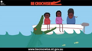 Tell the little ones to be #crocwise, let them know the dangers and how to read signs | Northern Territory Parks and Wildlife