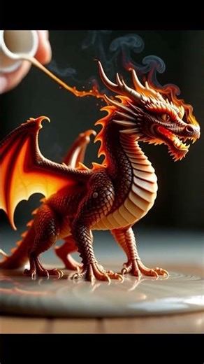 A Simple Squeeze… A Fire Dragon Creature Appears!