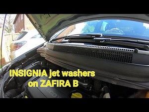 Zafira B with Insignia washer jets and how to adjust them ‪@TheCarWorkshop‬