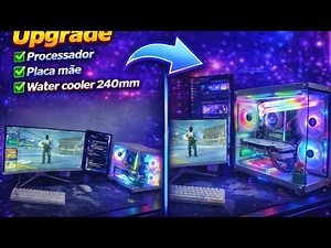 Montagem completa Ryzen 7 5700x B450m pro + Water cooler 240mm, será que ficou top ?