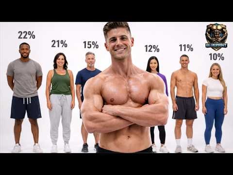 What Every Body Fat Percentage Actually Looks Like (50% to 5%)