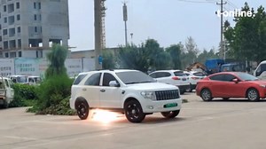 China: Elektroauto explodiert auf dem Parkplatz