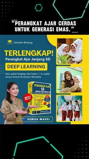 Modul Ajar Tingkat SD DeepLearning + Bonus