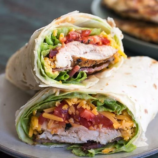 Spicy Chicken Bacon Ranch Wrap