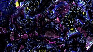 Experience a mind-bending journey as the camera delves deep inside a psychedelic mushroom, a visual spectacle designed for concerts, nightclubs, and the glitchy realms of digital art.