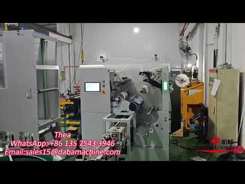 DABA 2 color Flexo Printing Unit And Rotary Die Cutter & Glueless AutoTurret Rewinder#label