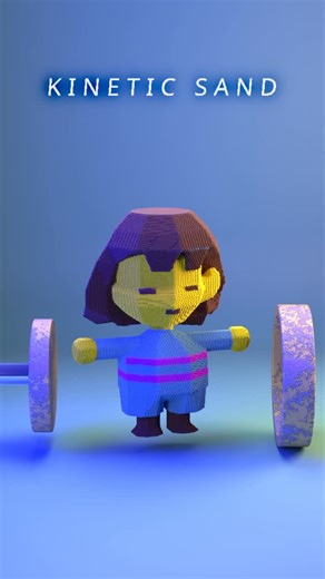 2F2G | UNDERTALE : Frisk fall in a New Trap ! Wrong path ! #3danimation #3dart #blender3d #satisfying | Instagram