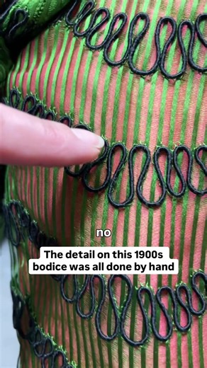 Victorian Bodice with Couching Embroidery Techniques