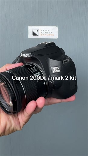 CANON EOS 200DII / MARK 2 KIT 18-55MM IS STM WIFI *cek video di slide akhir feed untuk penampakan detail keseluruhan Bismillah Kondisi unit grade : lite used Fungsi Unit / ket : 100 % normal Kelengkapan : -box -unit kamera dan lensa -tutup kamera dan lensa -kabel dan carger -strap dan manual user Shutter/SC : Minus/Aib : ada bekas pemakaian normal Bonus : tas dan memori card (user) *selama persedian masih ada . Garansi unit dari kita : 30 Hari setelah diterima HARGA : 7.500.000 NEGO . TRANSAKSI 