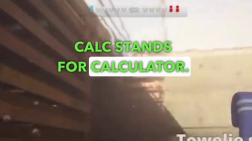 Calc Is Short For Calculator | Know Your Meme