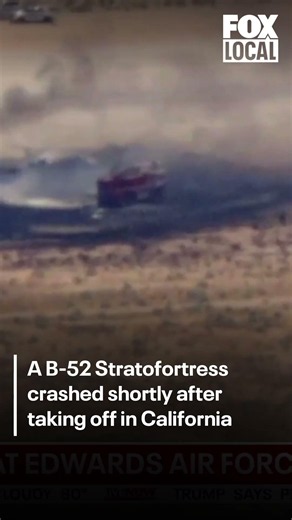 B-52 Stratofortress crashes after takeoff at Air Force base | FOX 10 Phoenix