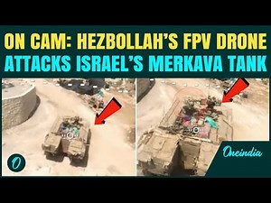 Hezbollah FPV Drone Strike HITS Israeli Merkava Tank; IDF Troops Killed? CHILLING Footage