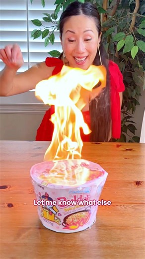 Buldak Fire Noodles Cake