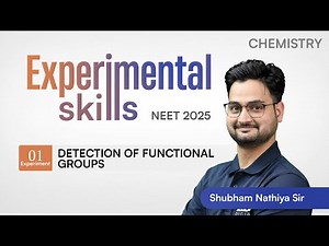Live 🔴 Chemistry Experiments for NEET 2025 | DETECTION OF FUNCTIONAL GROUPS | ‪@ALLENNEET‬​