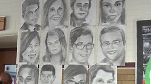 Student draws touching portraits of entire senior class
